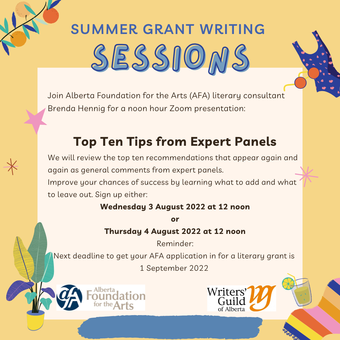 Free Summer Grant Writing Sessions