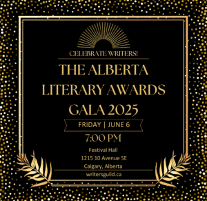 Alberta Literary Awards Gala 2025. Festival Hall, Calgary AB