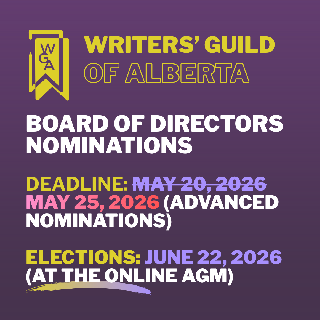 Deadline Extended — Call for Nominations: WGA Board of Directors