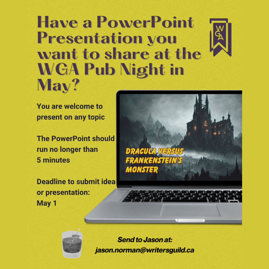 Call for Submissions: May Pub Night PowerPoint Presentations (Edmonton)